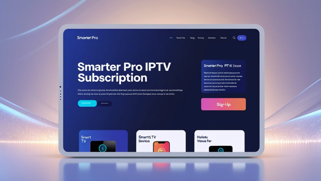 Abonnement IPTV Smarters Pro